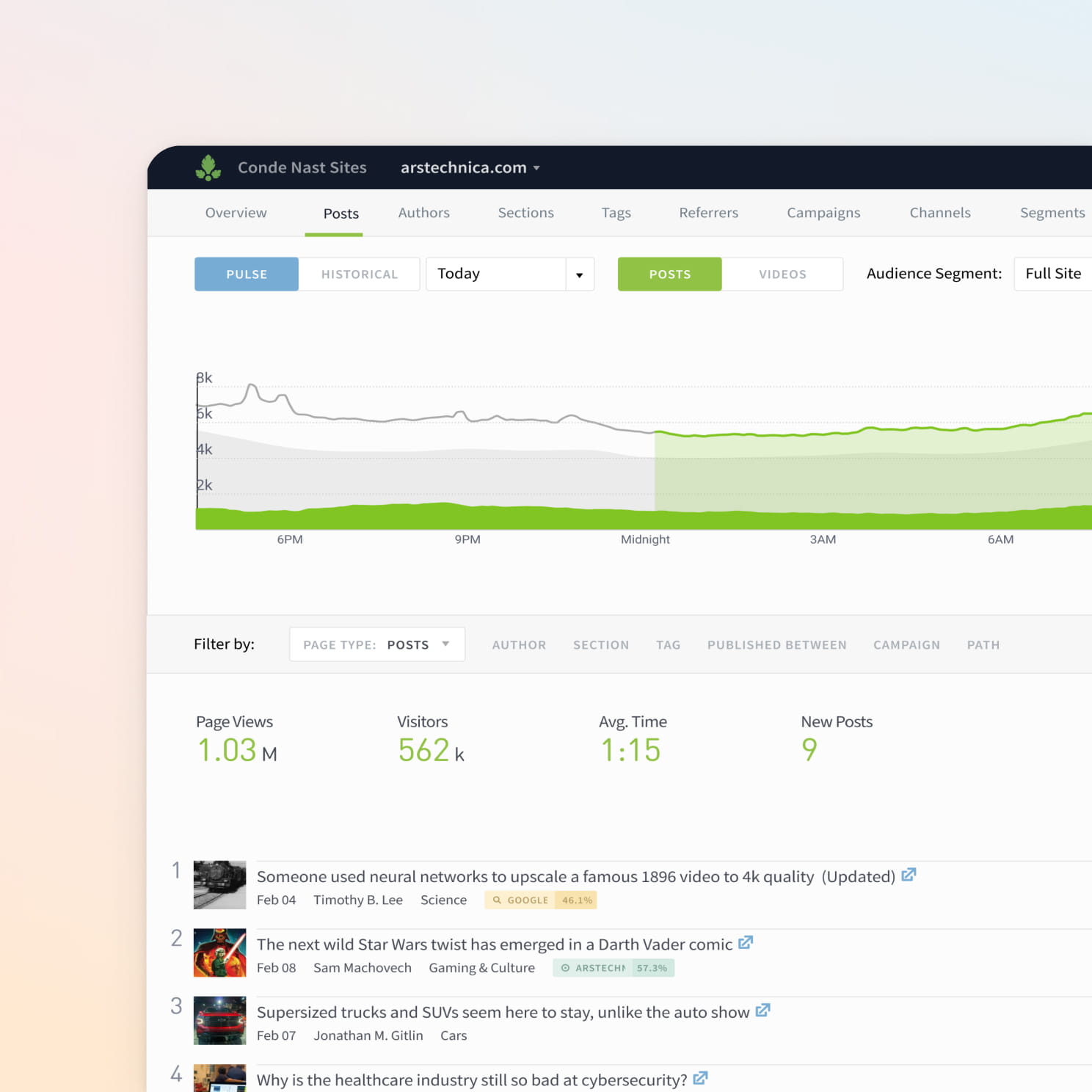 screenshot of WordPress VIP